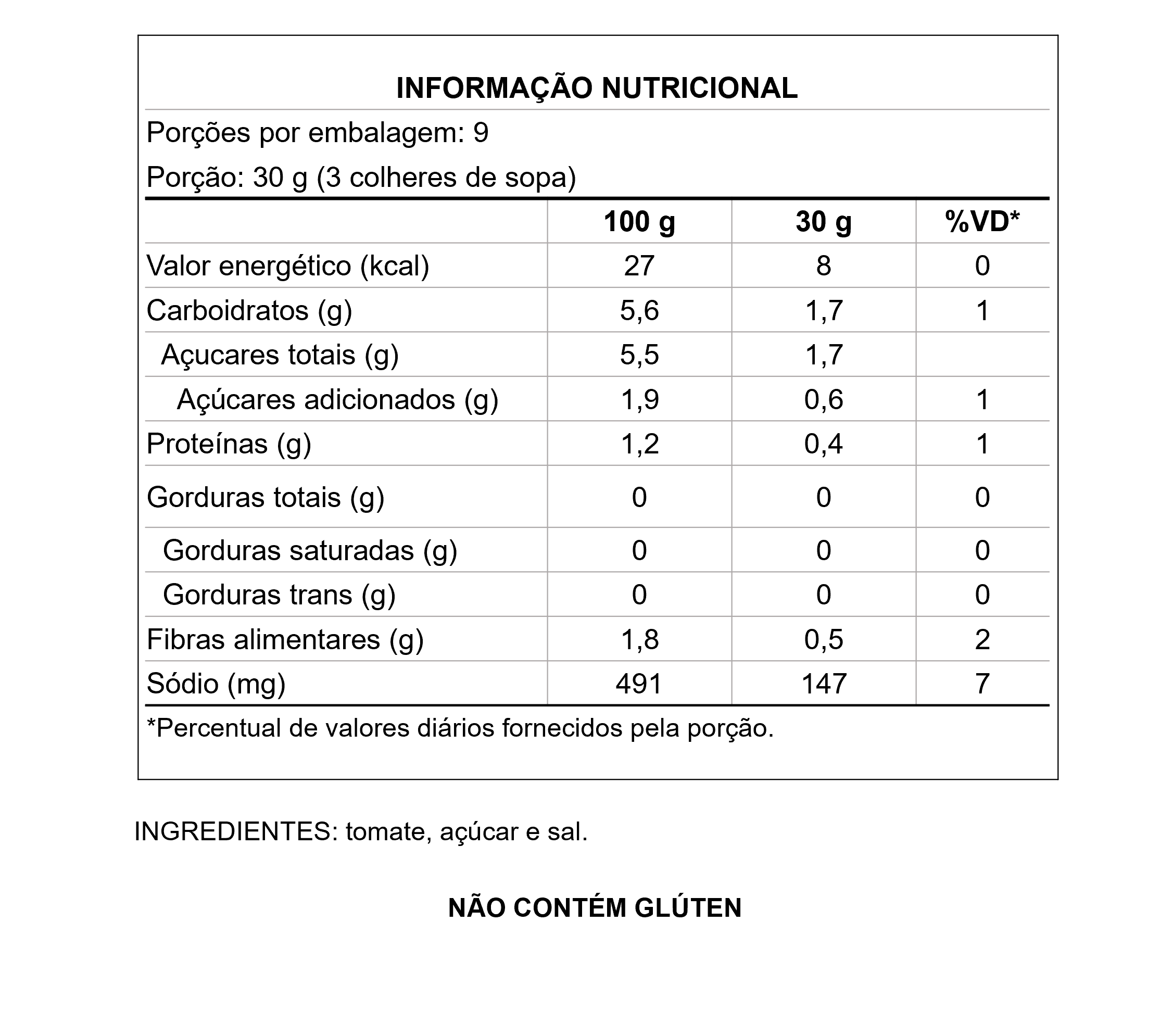 POMODORO EXTRATO 300g SACHÊ